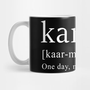 Karma Retro Meaning Mug